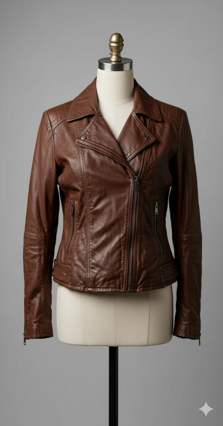 Womens Brown Leather Jackets