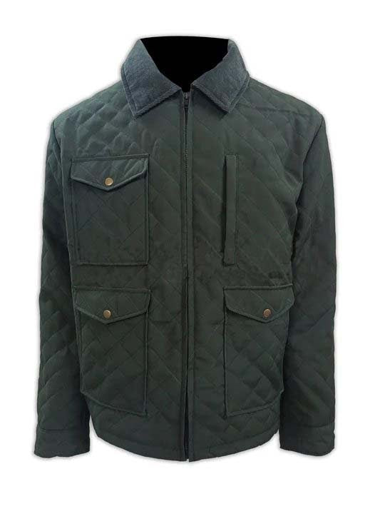 Yellowstone John Dutton Green Quilted Jacket