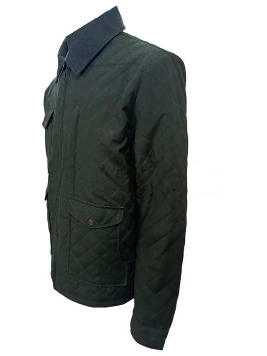 Yellowstone John Dutton Green Quilted Jacket
