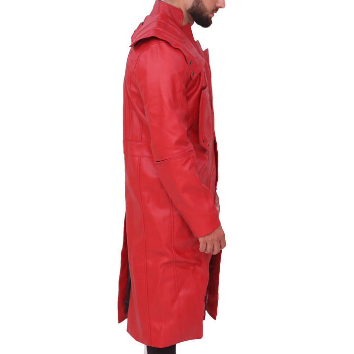 Guardian Of the Galaxy 2 Star Lord Trench Leather Coat