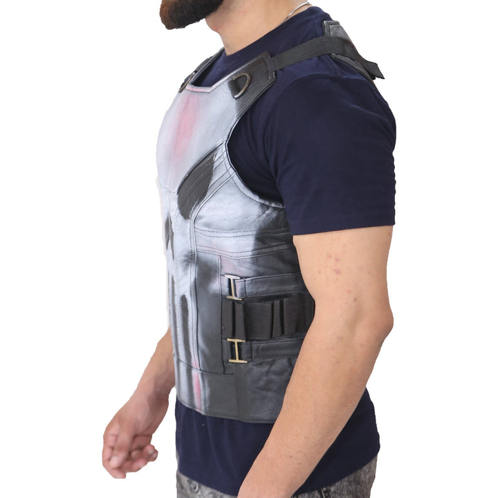Thomas Jane Punisher Tactical Leather Vest