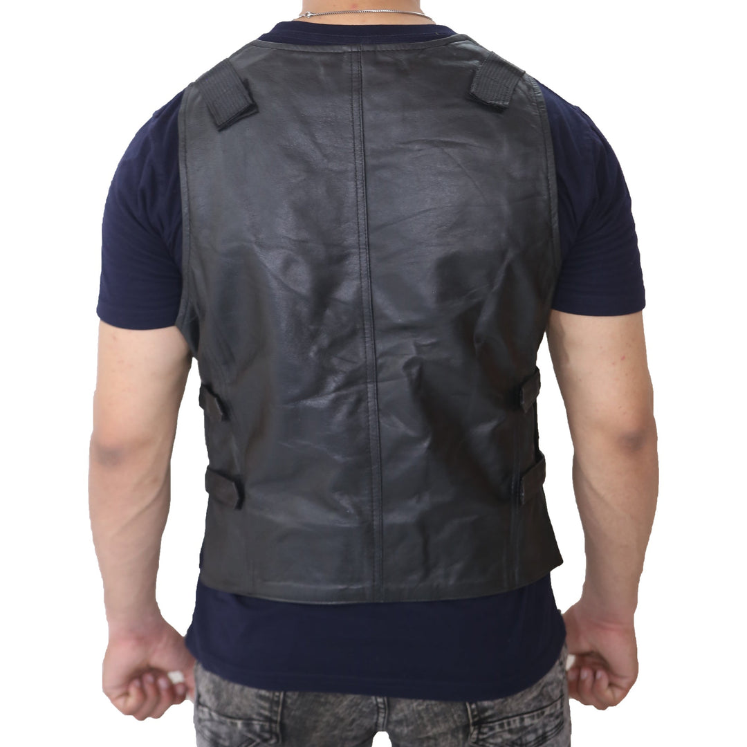 Thomas Jane Punisher Tactical Leather Vest