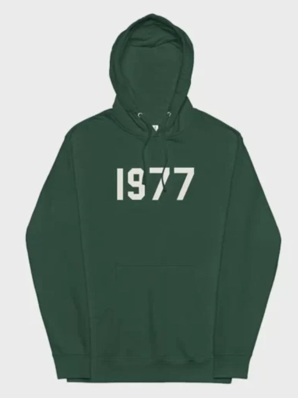1977 essentials hoodie​ green
