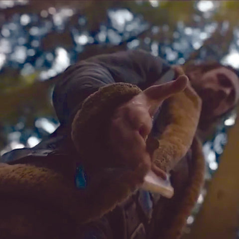 Kraven the Hunter Aaron Taylor Shearling Jacket