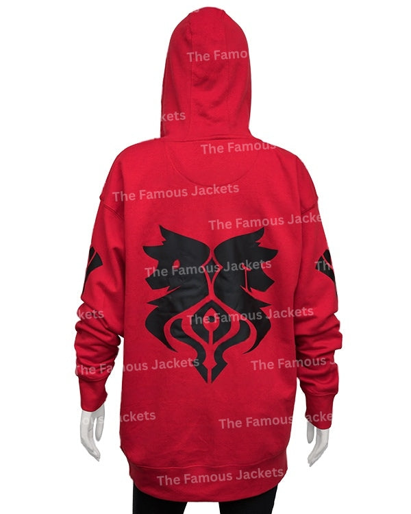 Aphmau Aaron Lycan Hoodie Back View