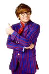 Austin Power Pinstripe Suit