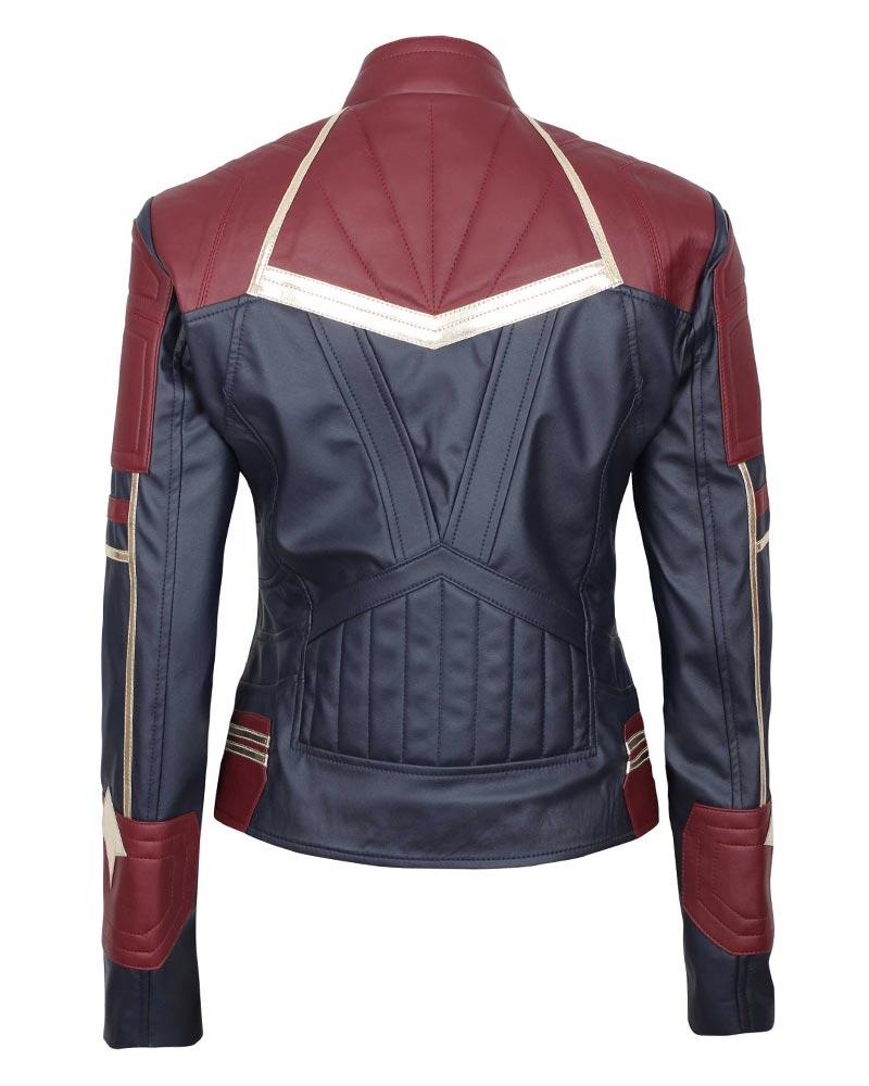 Avengers Endgame Captain Marvel Leather Jacket