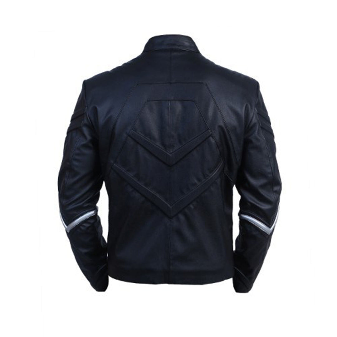 Black Panther Motorcycle Leather Jacket