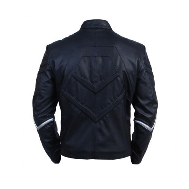 Black Panther Motorcycle Leather Jacket