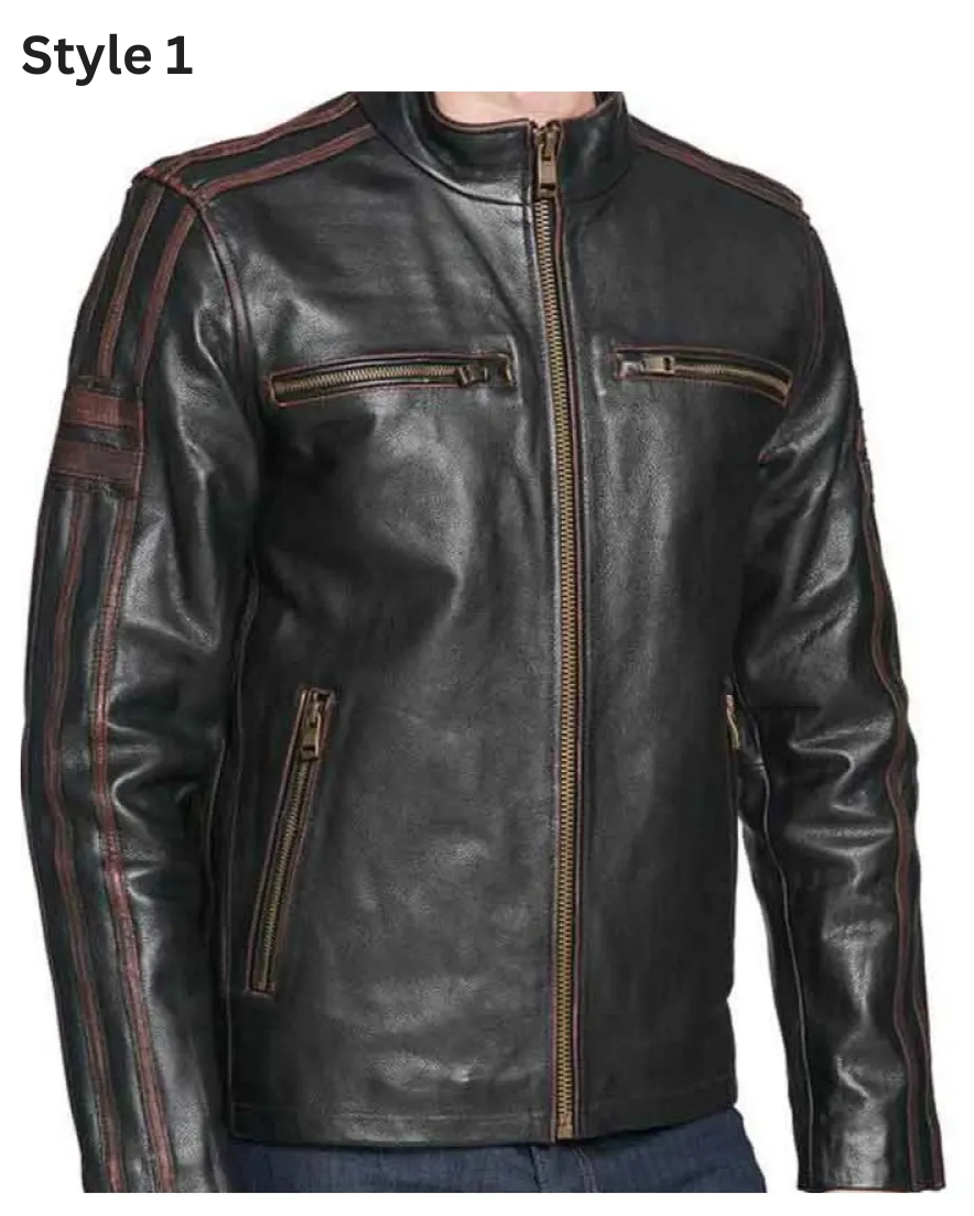 Black Rivet Leather Jacket