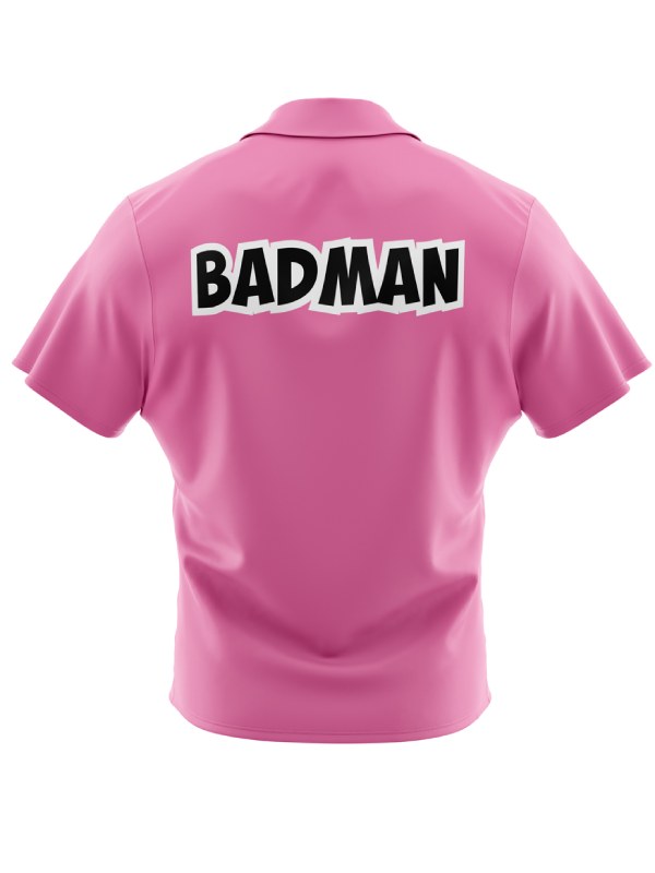vegeta badman shirt back view