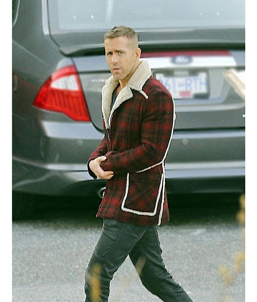 Ryan Reynolds Deadpool Flannel Jacket