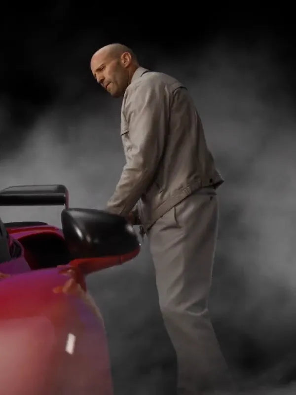 Fast X 2023 Deckard Shaw Beige Jacket