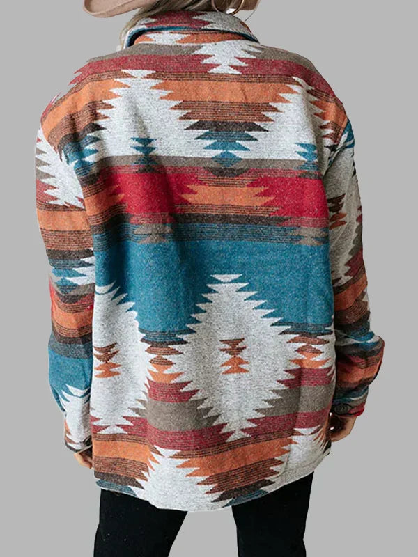 Heartland Amy Fleming Aztec Shirt Jacket