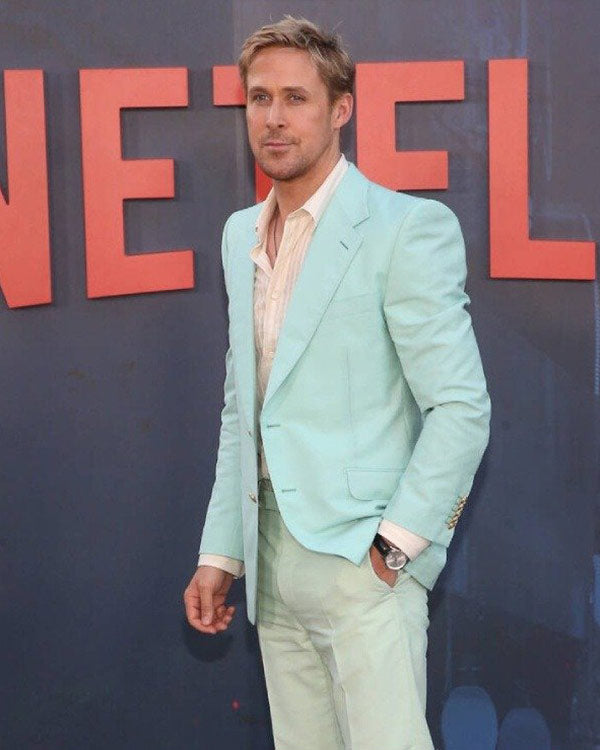 Barbie 2023 Ryan Gosling Blue Blazer