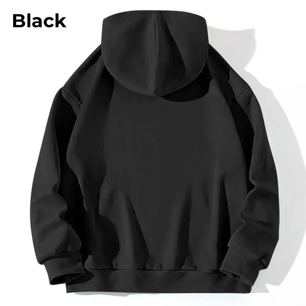 black y2k kozy hoodie back