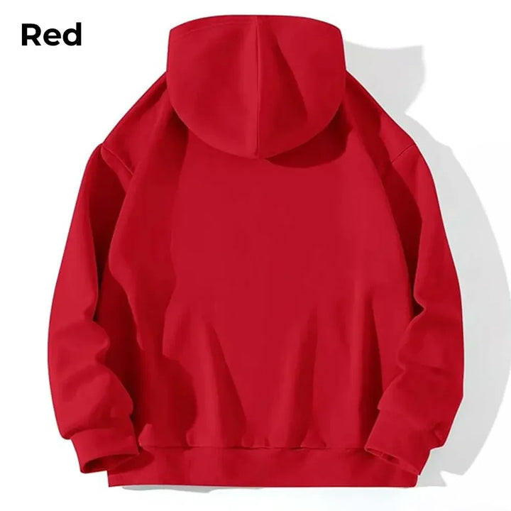 red y2k kozy hoodie back