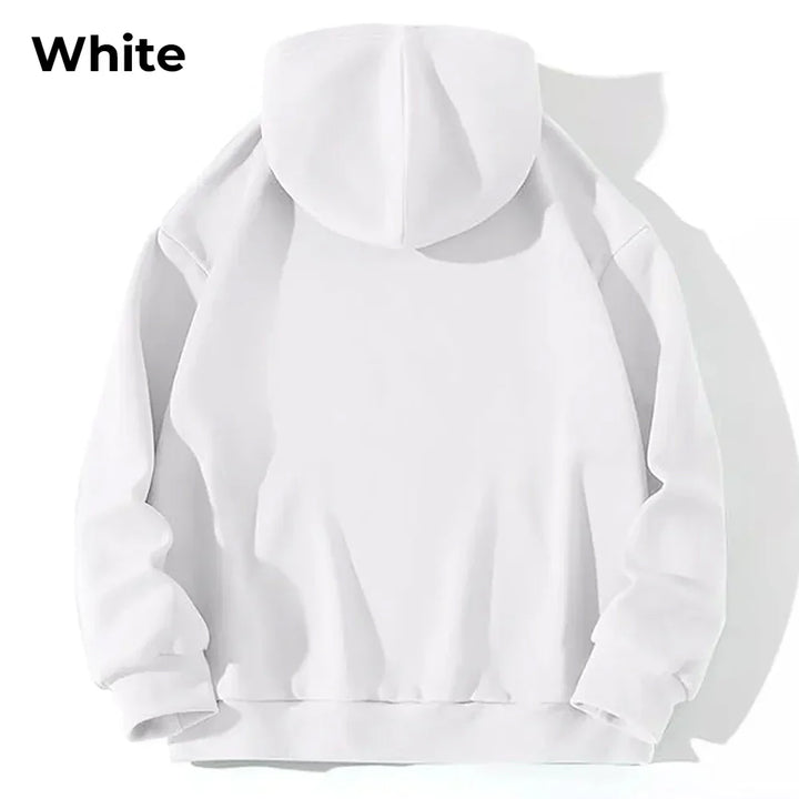 white y2k kozy hoodie front