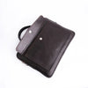 Parker Slim Dark Brown Laptop Leather Bag - Image 5