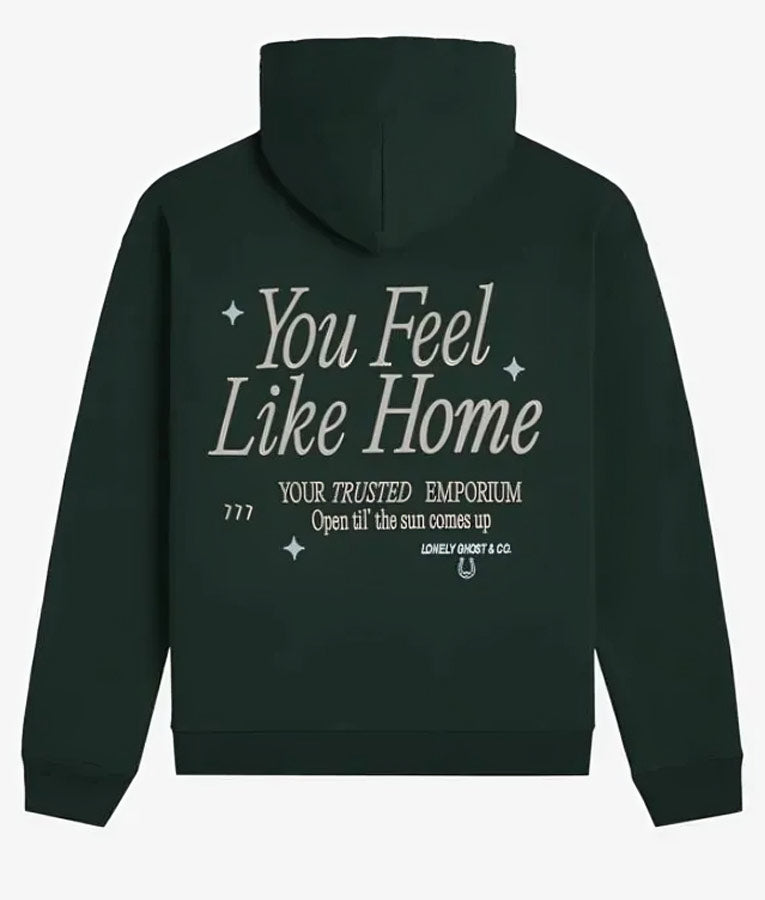 Green lonely ghost hoodie