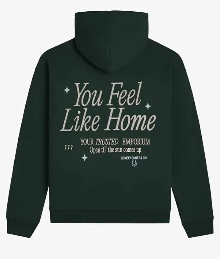 Green lonely ghost hoodie