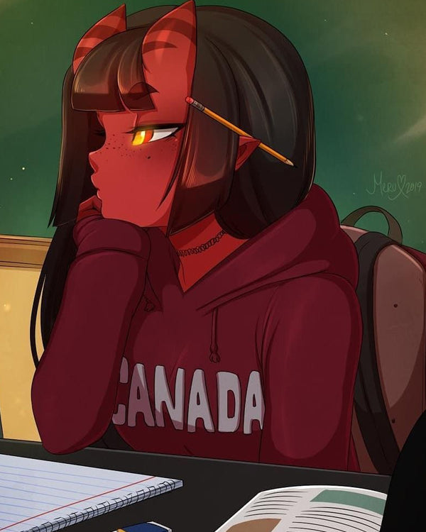 Meru The Succubus Canada Hoodie