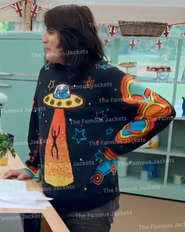 Great British Bake Off S15 Noel Fielding Alien Abduction Sweater