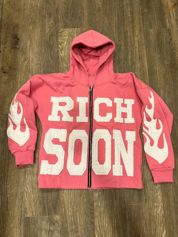 Rich Soon Hoodie Pink