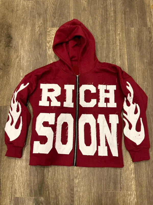 Rich Soon Hoodie Red