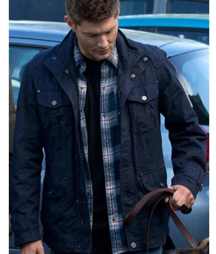 Supernatural Dean Winchester Navy Blue Jacket