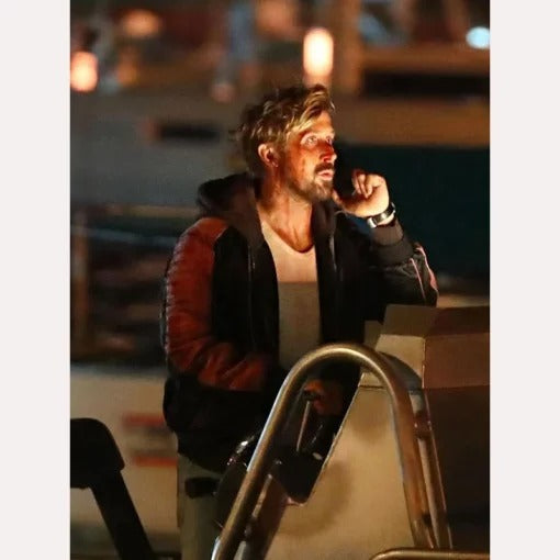 Ryan Gosling Miami Vice Black Leather Jacket