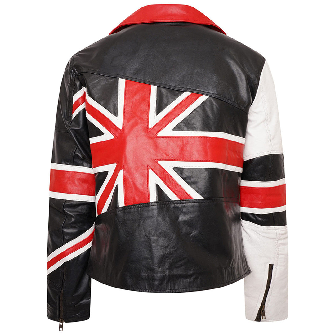 Union Jack British Flag Leather Jacket