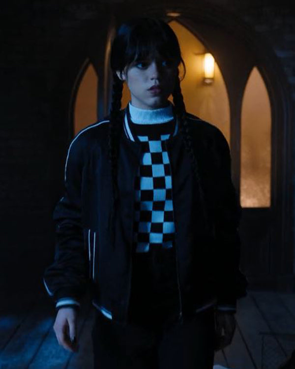 Wednesday Addams Bomber Jacket