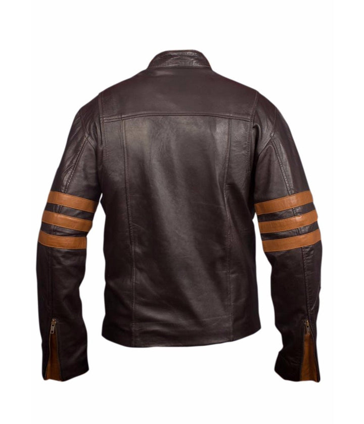 X-Men Wolverine Jacket, Cosplay Jacket, Real SheepSkin Leather Jacket