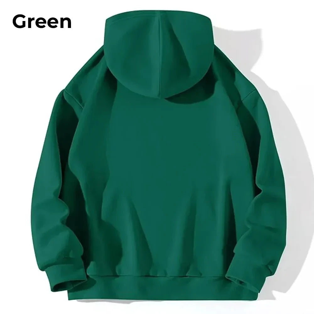 green y2k kozy hoodie back