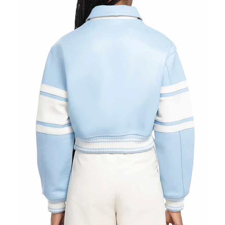 Avirex N4 Cropped Leather Jacket