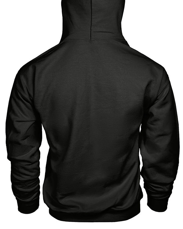black love hurts hoodie back