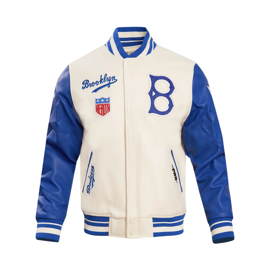 brooklyn dodgers letterman jacket front view