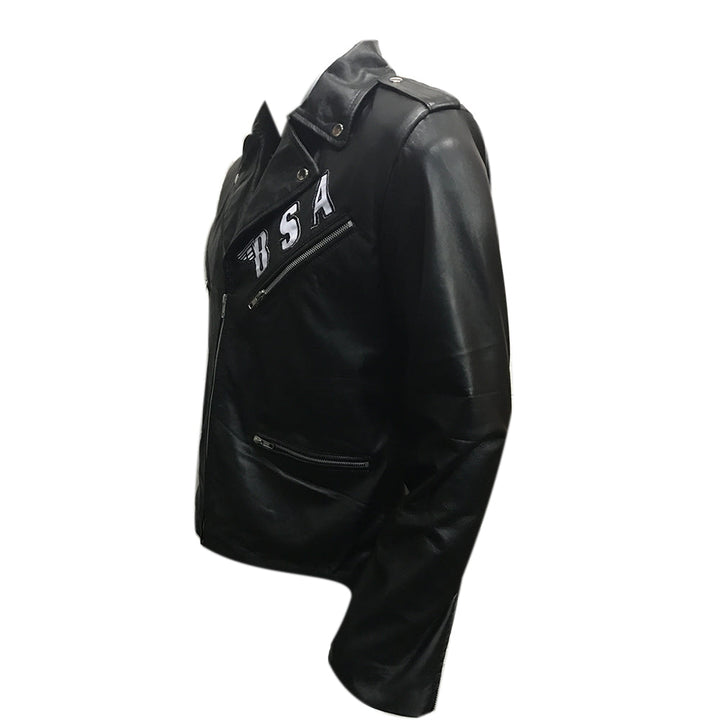 George Michael BSA Faith Rockers Revenge Black Leather Jacket