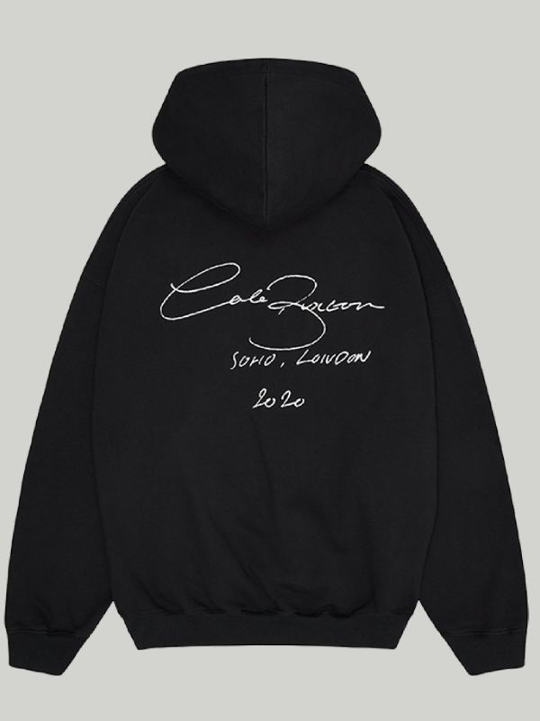 cole buxton black hoodie​ back