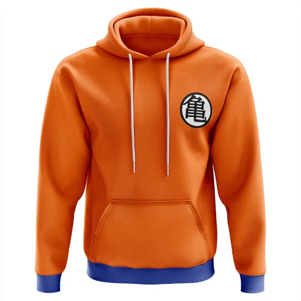 orange dragon ball z hoodie