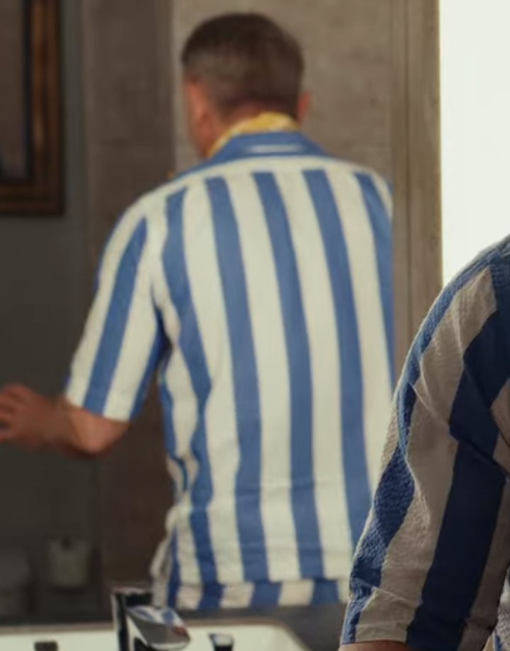 Glass Onion A Knives Out Mystery Daniel Craig Stripe Shirt