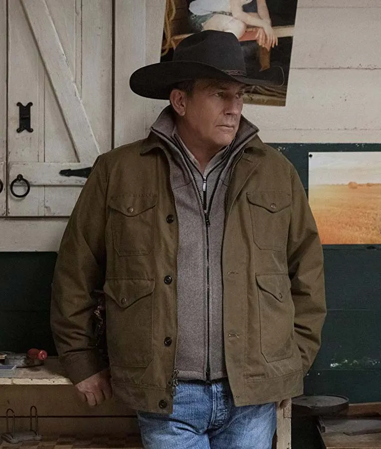 Yellowstone Season 2 John Dutton Brown Jacket