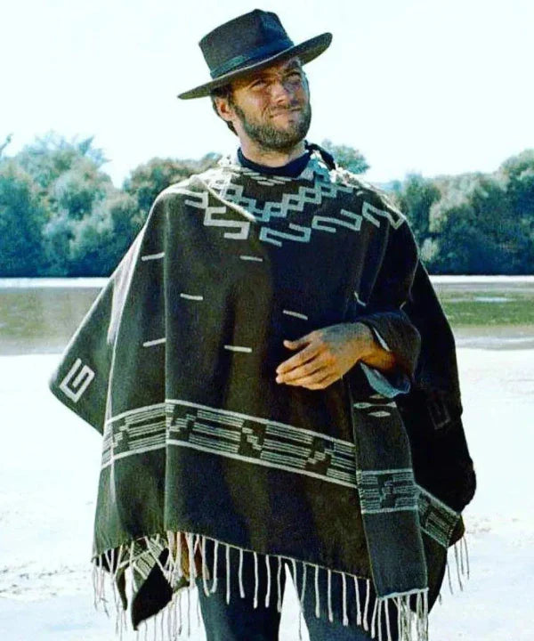 clint eastwood in a poncho