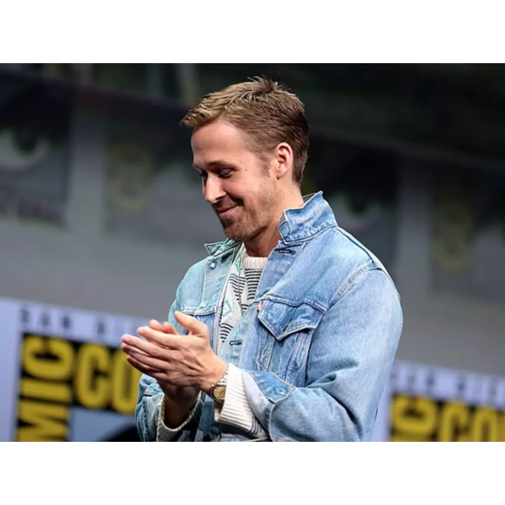 Ryan Gosling Barbie Ken Blue Denim Jacket