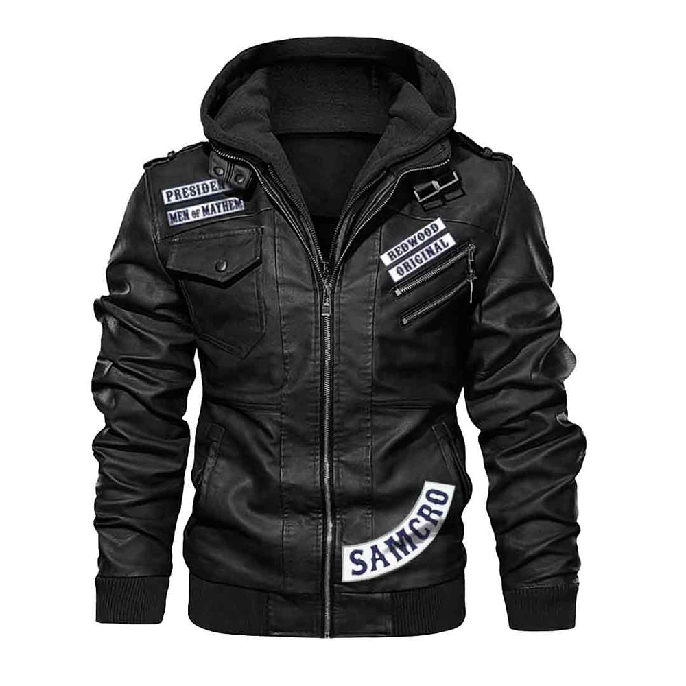 sons of anarchy california jacket​ front view