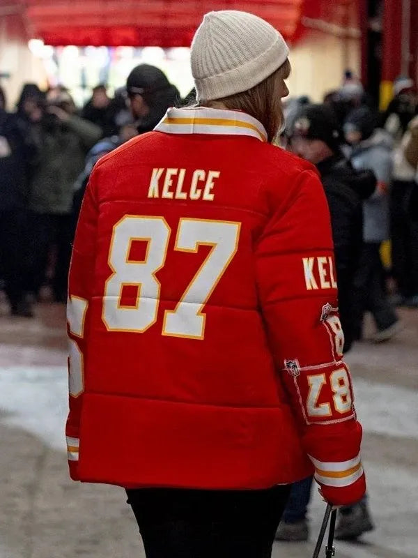 Taylor Swift Kelce 87 Puffer Jacket